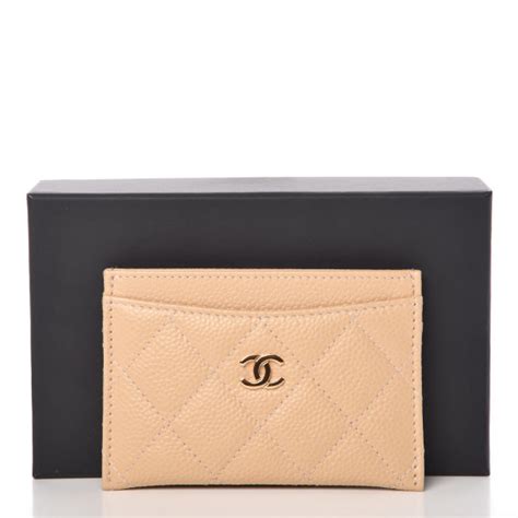 chanel beige card holder|Card Holders .